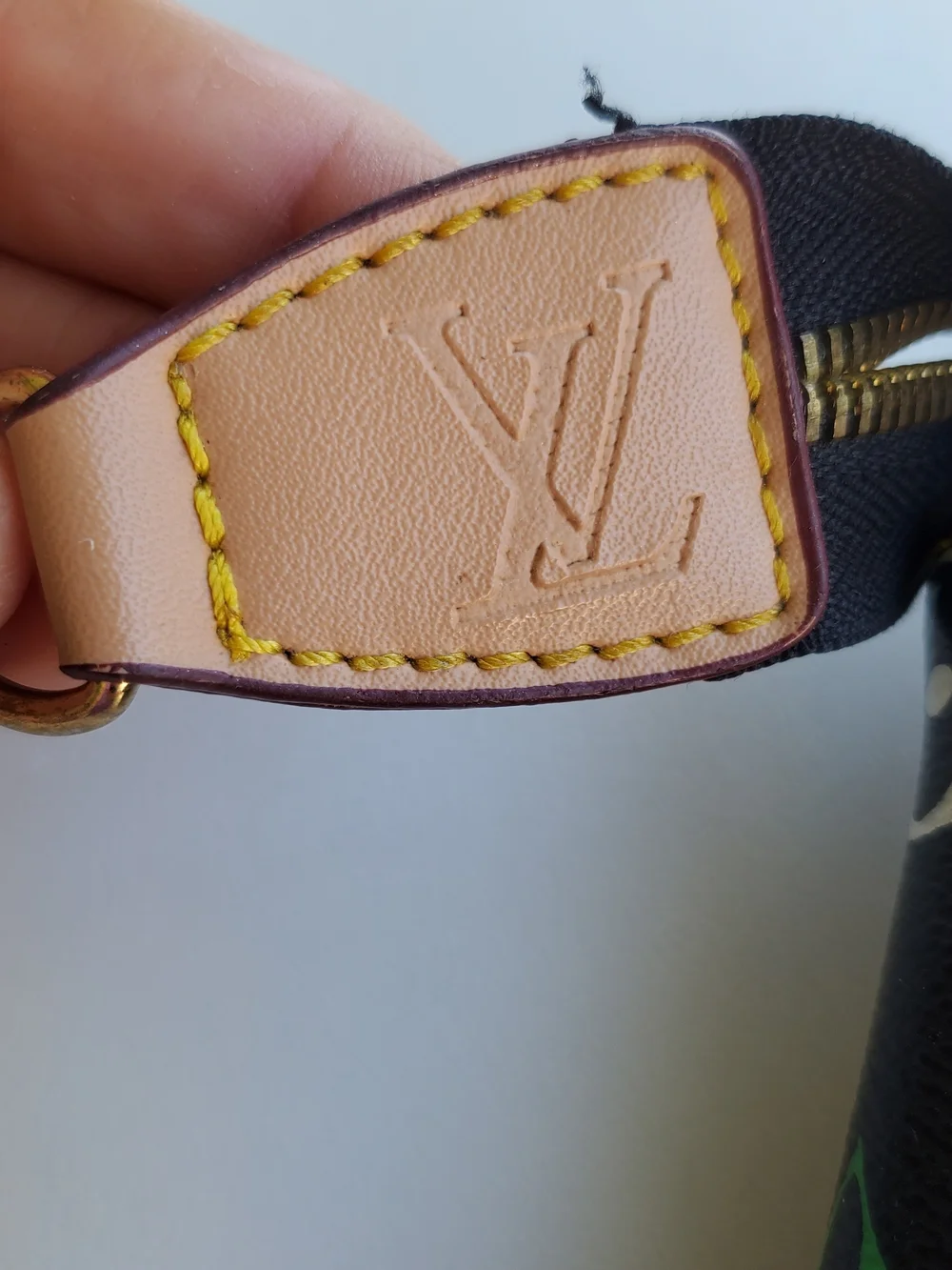 Louis Vuitton Pochette Handbag Multicolor Fair Condition
